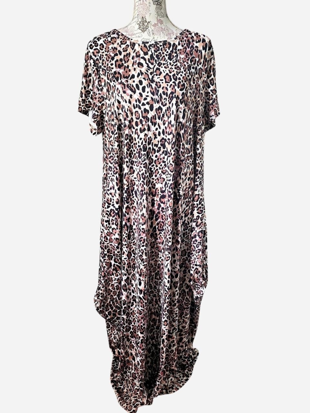 Women’s Leopard Print Maxi Dress